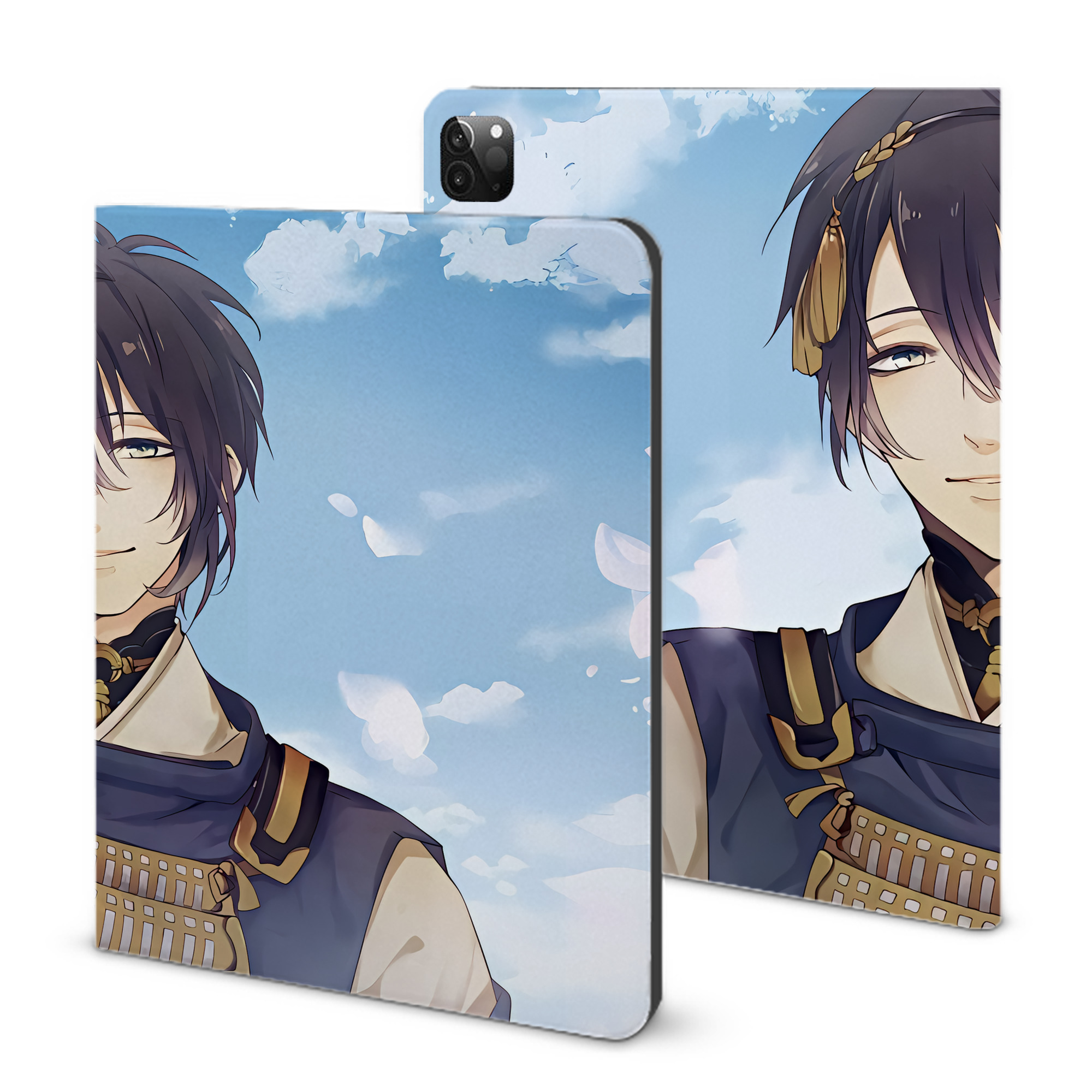 （画像用） 刀剣乱舞 Touken Ranbu IPadケース ペンホルダー付き ブックスタイルデザイン